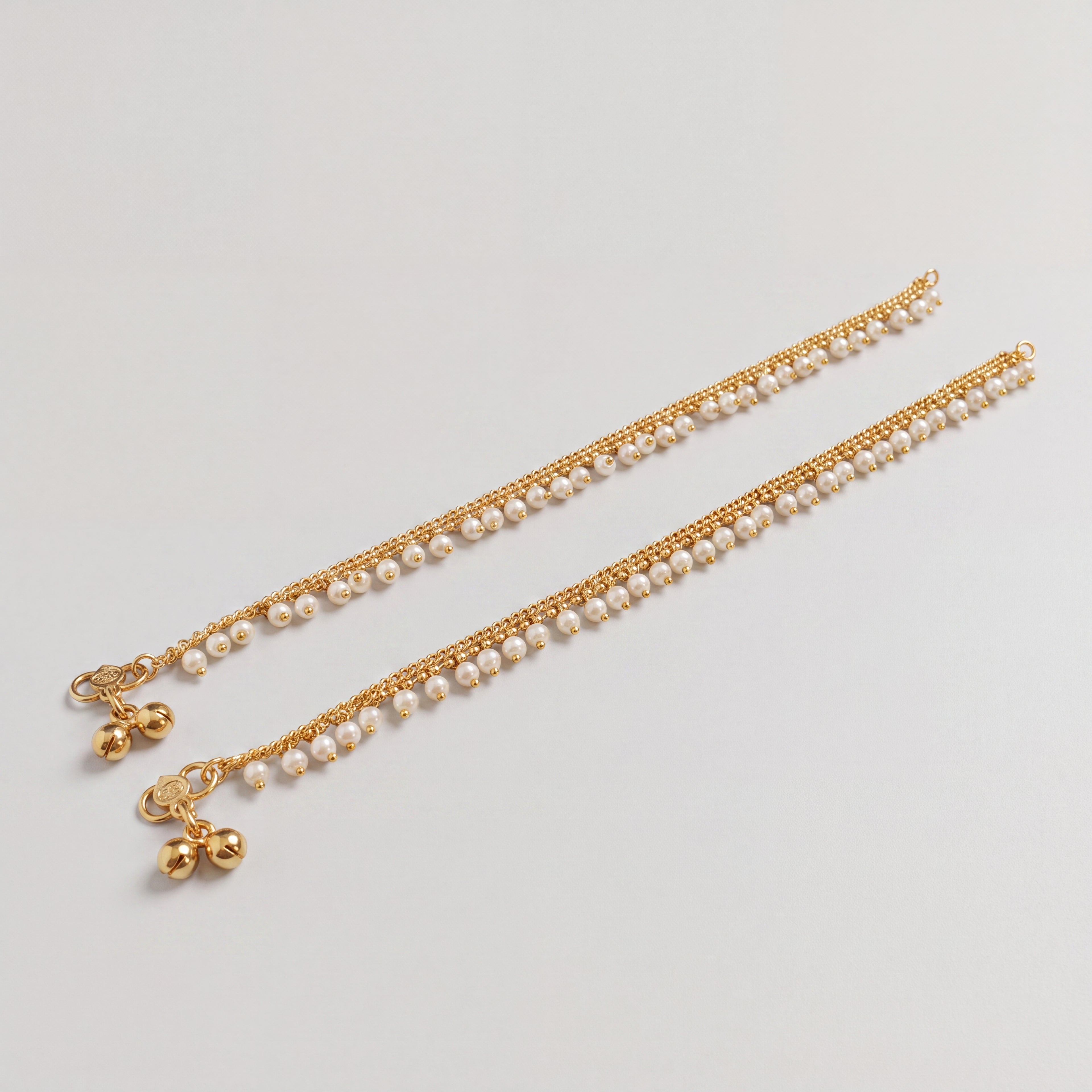 Priya Pearl Anklets