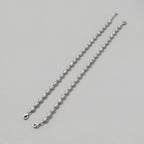Noor Anklet detail of teardrop stone settings and clasp