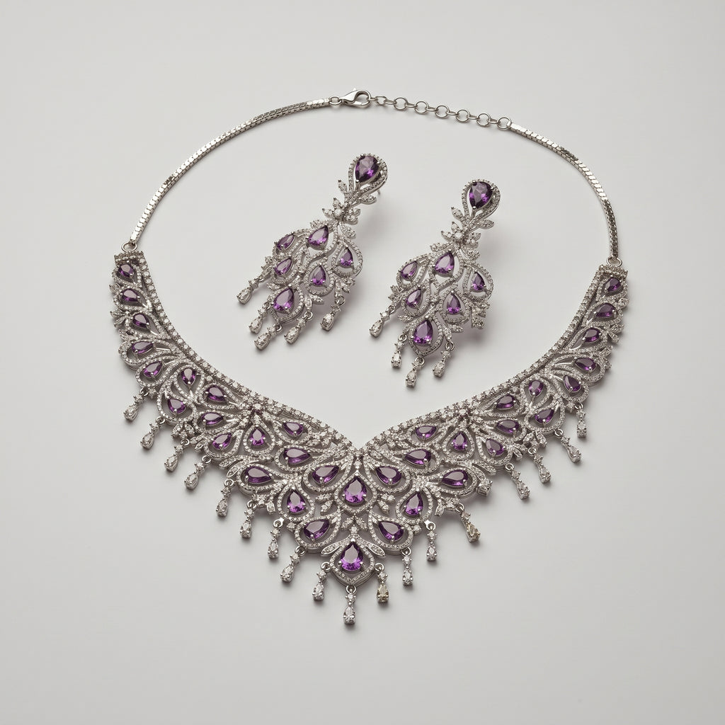 Mayuri Amethyst Set