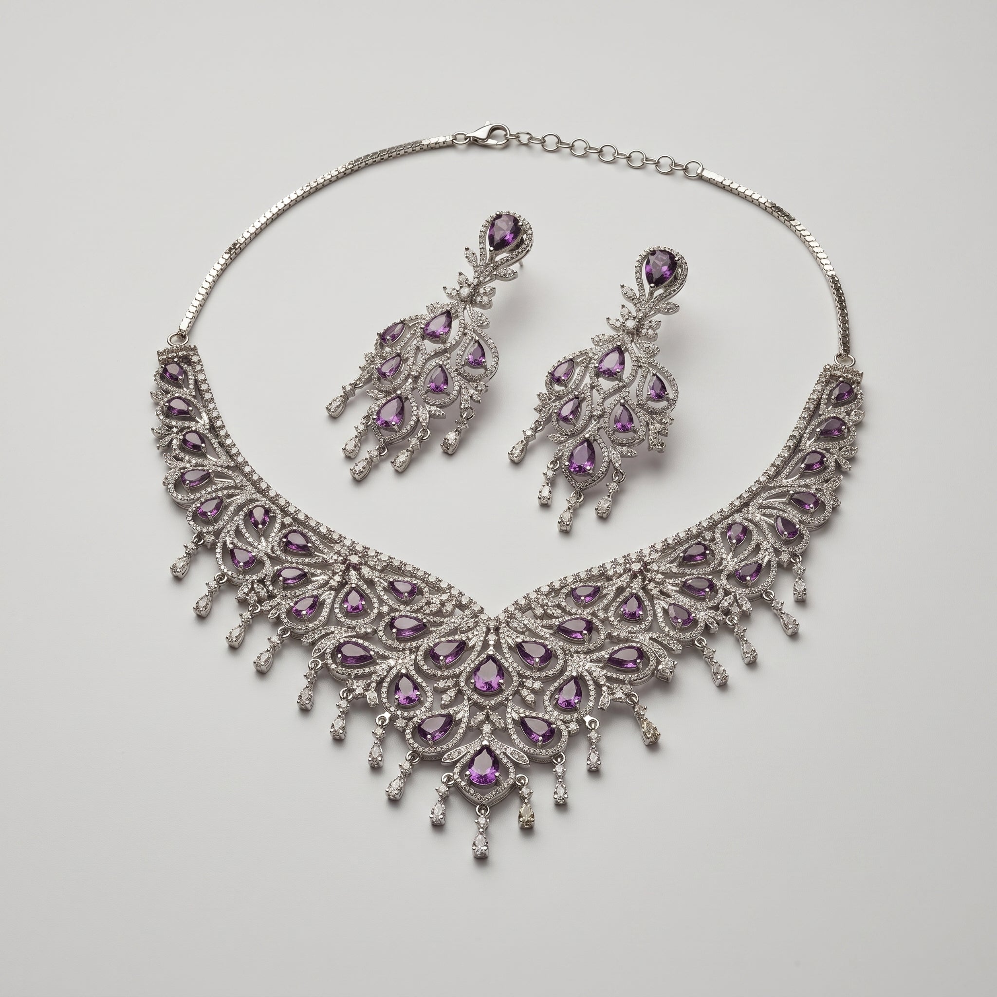 Mayuri Amethyst Set