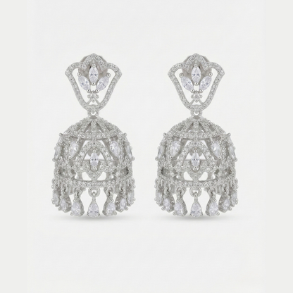 Aurelia Crystal Jhumkas