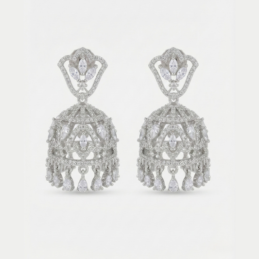 Aurelia Crystal Jhumkas