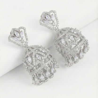 Aurelia Crystal Jhumkas