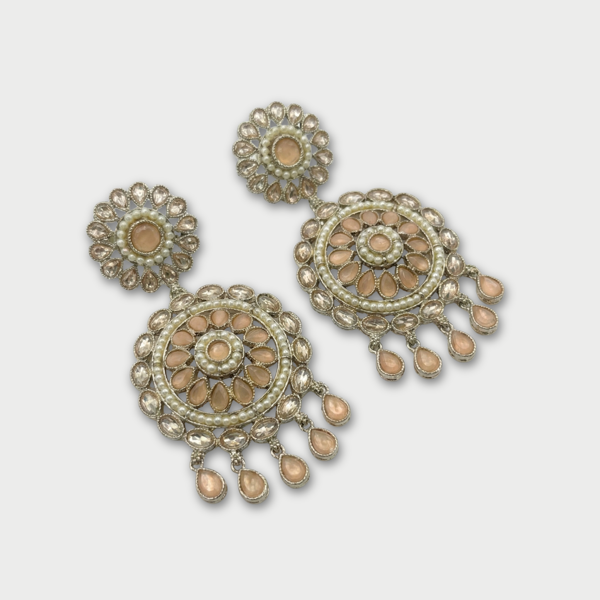 Noor Mandala Drop Earrings drop earrings photographed from another angle
